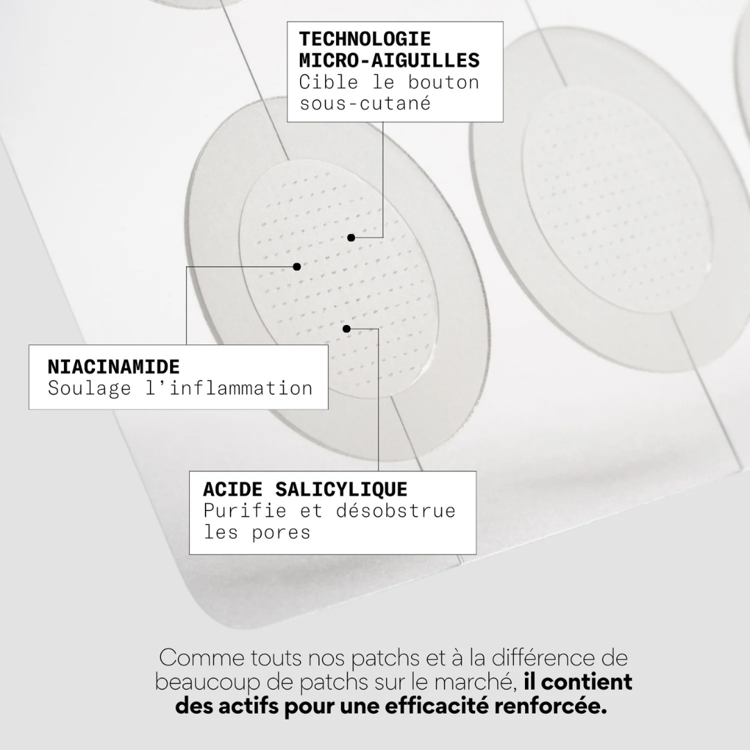 Clear Out - Patchs anti boutons micro aiguilles x9 - SKIN & OUT