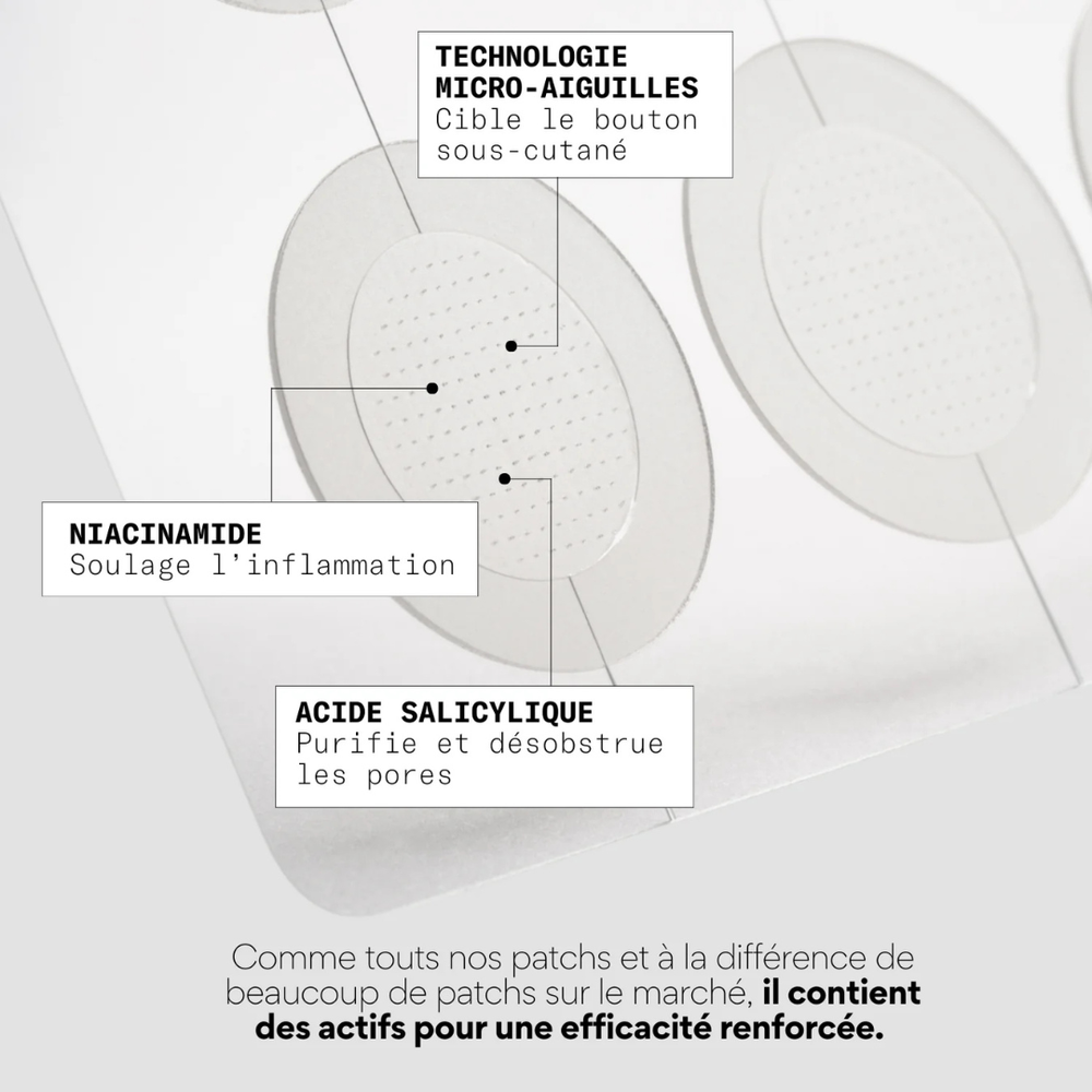 Clear Out - Patchs anti boutons micro aiguilles x9 - SKIN & OUT