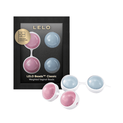 Set of 2 black perineal beads - LELO