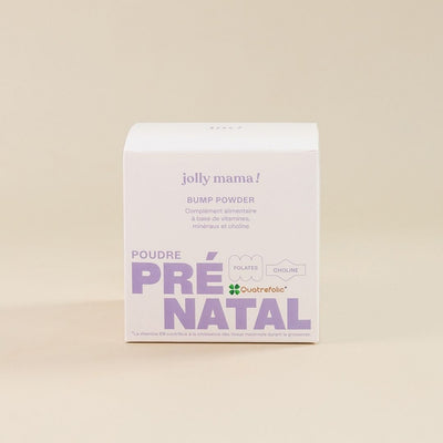 Vitamines prénatales à boire - Goût pêche - Bump Powder Jolly Mama