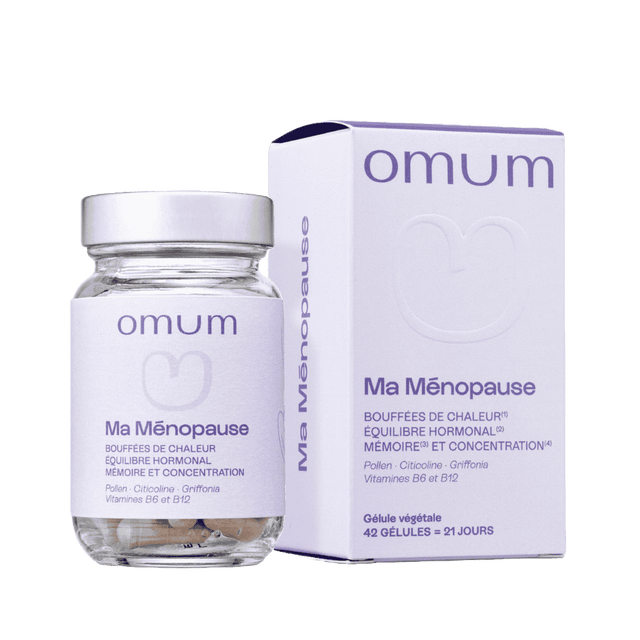 Compléments alimentaires ménopause et bouffées de chaleur - Omum