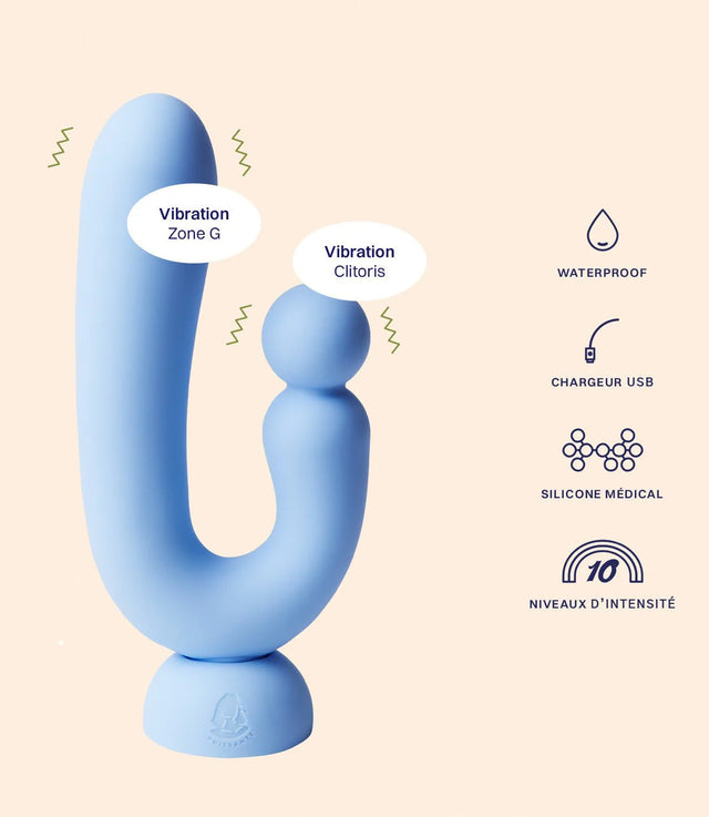 Chouchou - Vibromasseur double stimulation - Puissante
