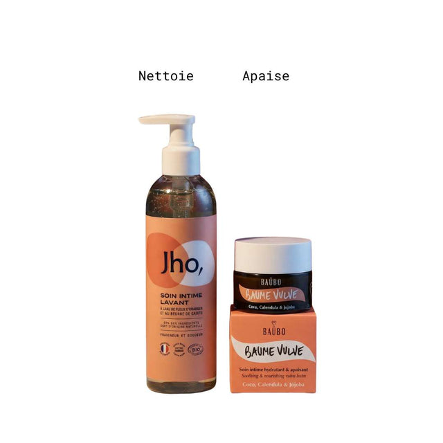 Pack Gel lavant Jho et Baume vulve Baûbo