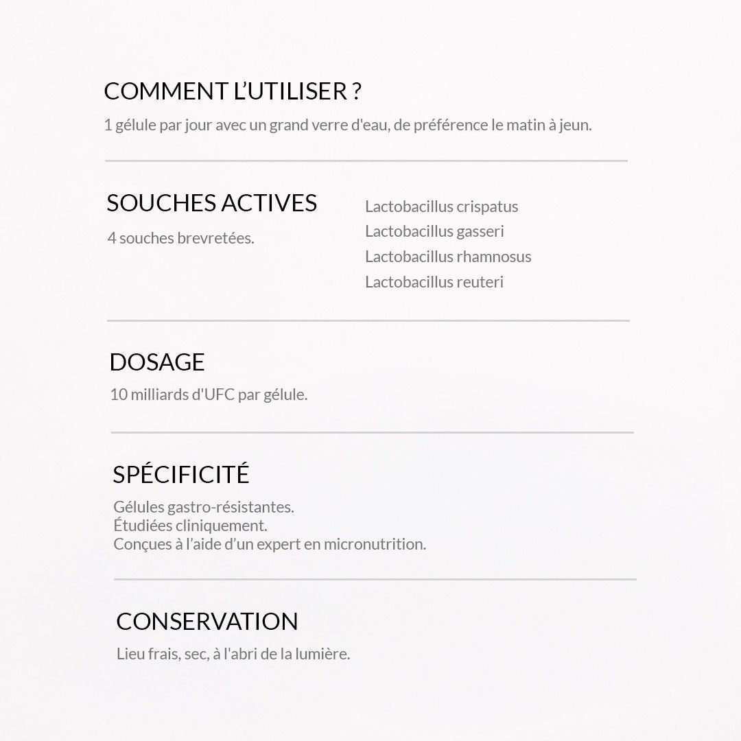 Probiotiques Flore intime - Gapianne